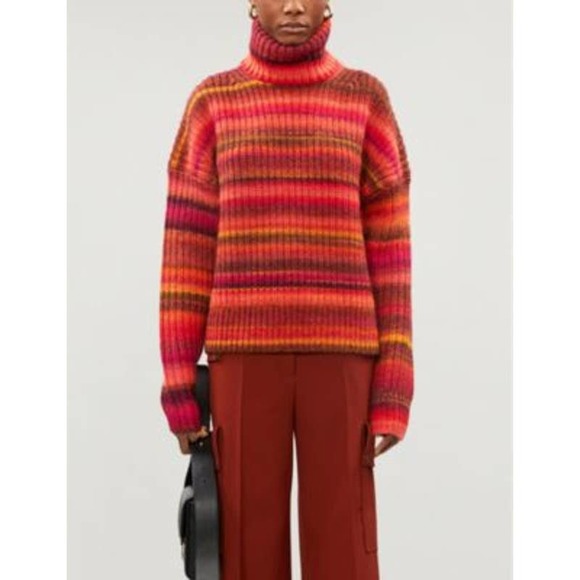 Altuzarra Kelley Striped Wool-Blend Sweater - Picture 1 of 12